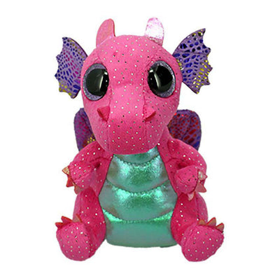 Ty beanie boo spitfire pink dragon, 15cm