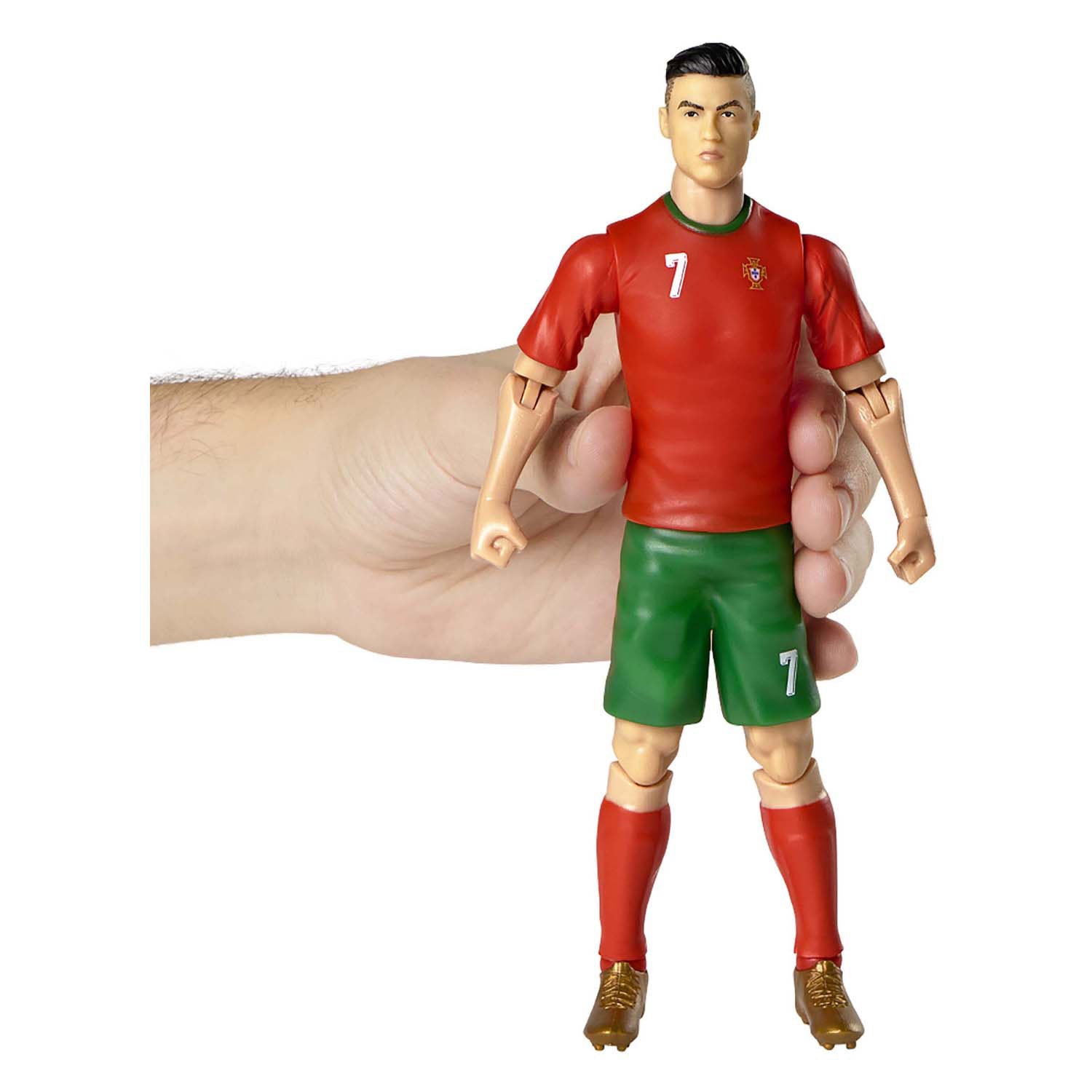 Voetbalfiguur portugal cristiano ronaldo, 20cm