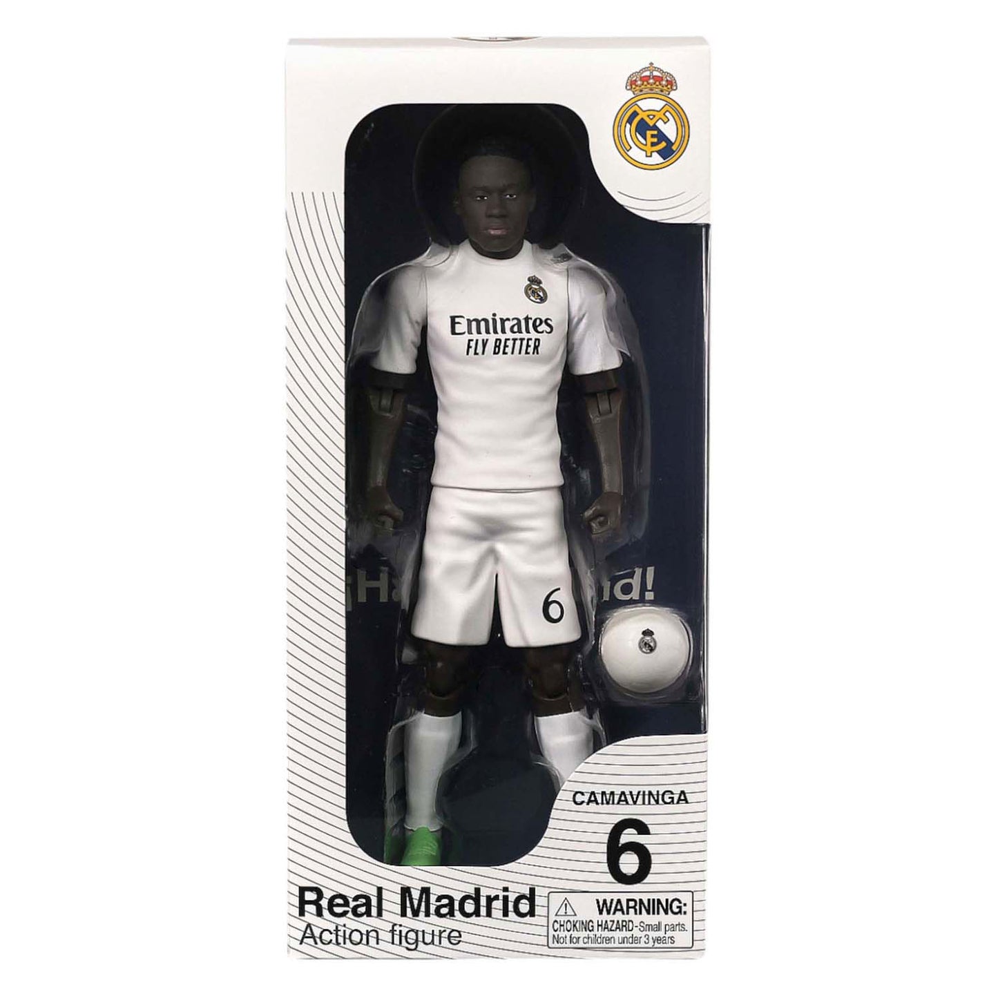 Van der meulen voetbalfiguur real madrid eduardo camavinga, 20cm