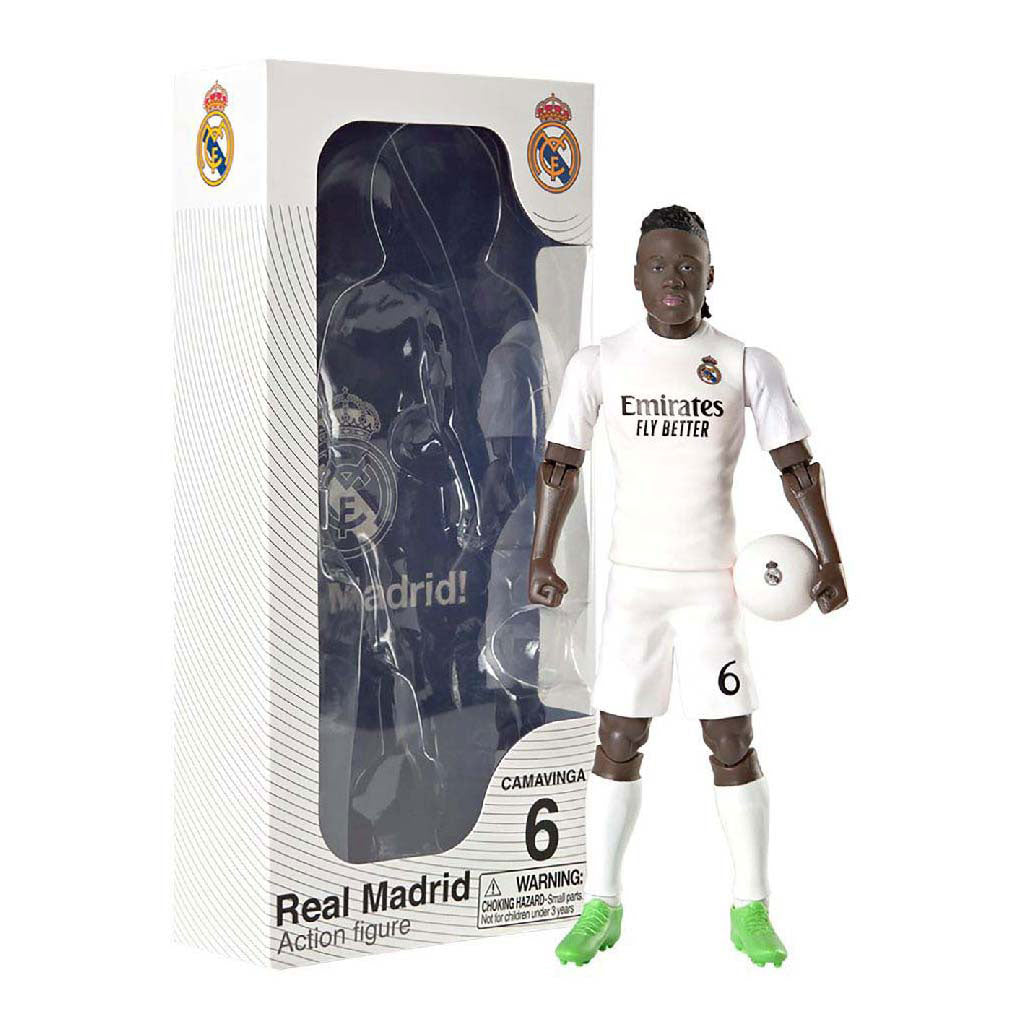 Van der meulen voetbalfiguur real madrid eduardo camavinga, 20cm