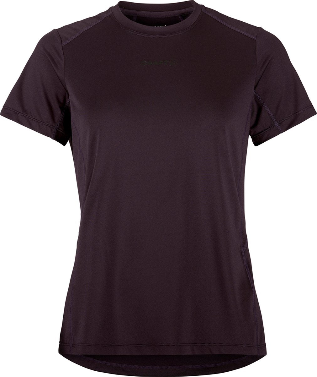 Craft adv essence 2 hardloopshirt dames - dk plum | maat: m