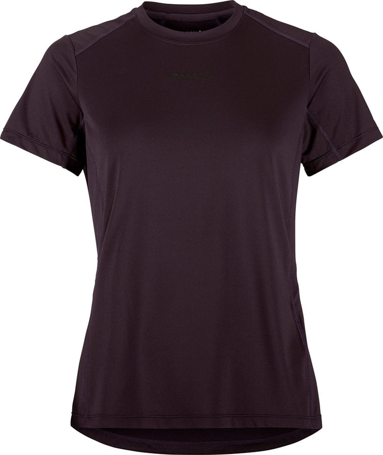 Craft adv essence 2 hardloopshirt dames - dk plum | maat: m