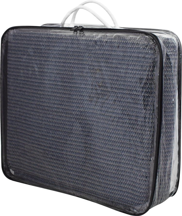 Eurotrail multi functional tapijt schaduwdoek - 300*400cm - grijs blauw