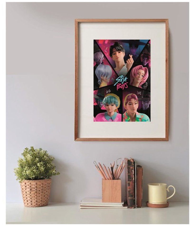 Clementoni k-pop demon hunters puzzel 500 stukjes van compact - kpop huntrix legpuzzel - k pop hobby cadeau voor kinderen vanaf 6 jaar