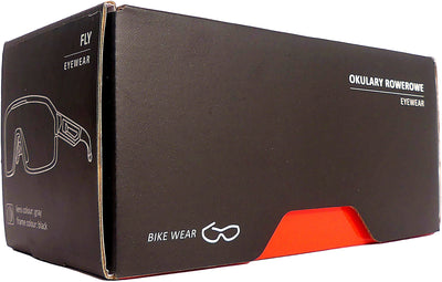 Kross fietsbril fly uv400 meekleurende lenzen - zwart frame