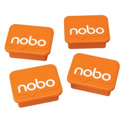 Magneten nobo oranje 18 x 22 mm