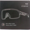 Kross fietsbril fly uv400 meekleurende lenzen - zwart frame