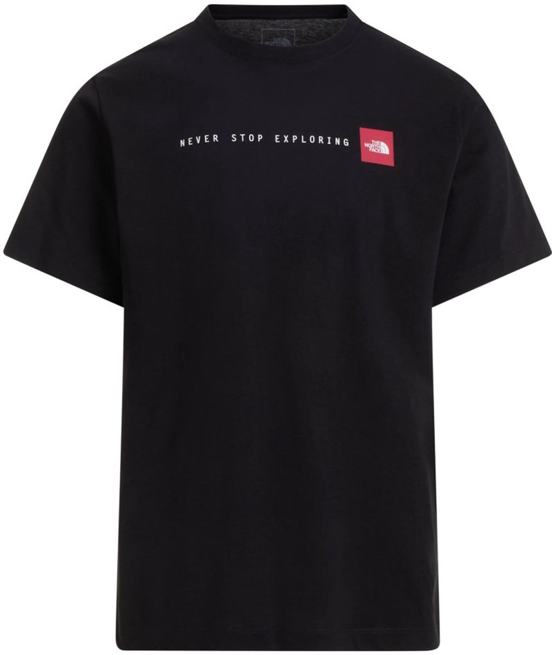 The north face m nse reg ss tee-graphic heren outdoorshirt - tnf zwart m