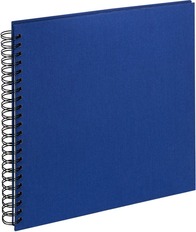 Walther sa-510-l cloth - spiraal album - formaat 30 x 30 cm - blauw