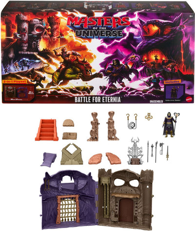 Masters of the universe battle for eternia speelset - kasteel grayskull, slangenberg en skeletor