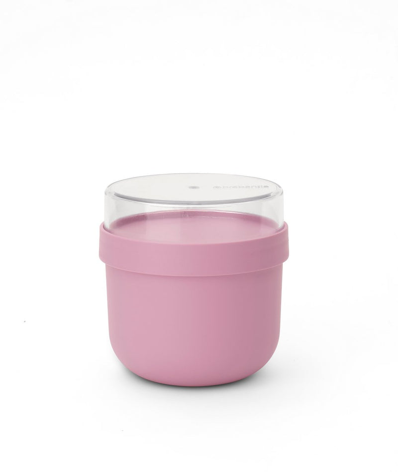 Brabantia make take yoghurt beker to go - 500 ml - lilac pink