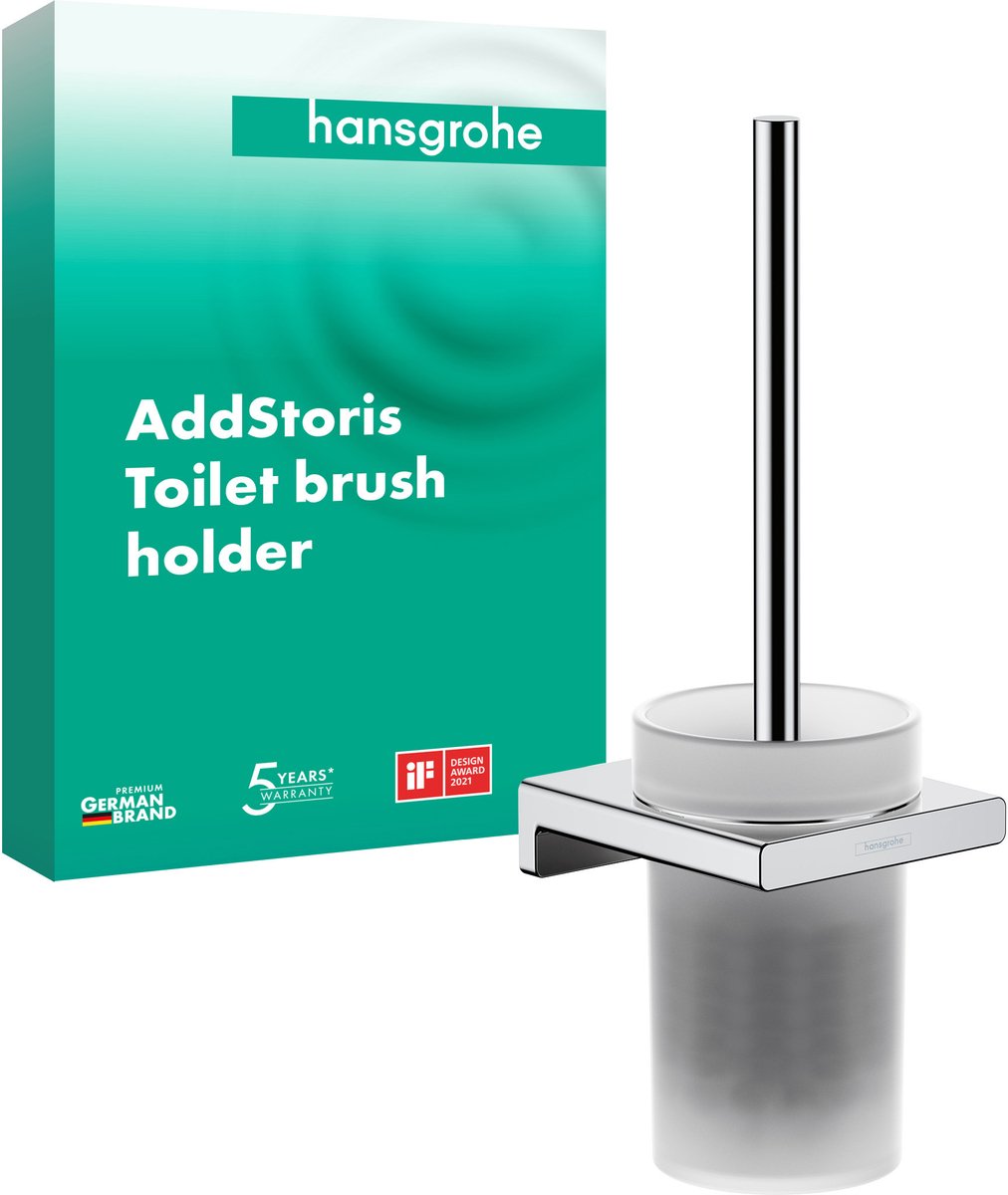 Hansgrohe addstoris closetborstelgarnituur wandmontage chroom