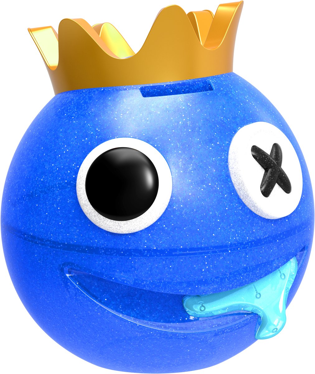 Rainbow friends ultimate bundle blauw metallic hoofd verrassingsbal