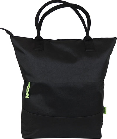 Dresco shopper fietstas - pakaftas 20 liter - zwart