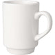 Mammoet automatenmok budgetline porselein 190ml wit (set van 12) dia6.5xh9cm