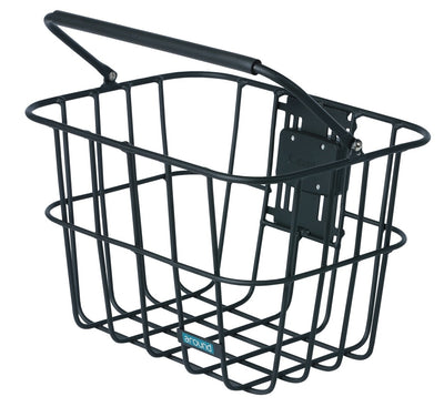 Around fietsmand ace afneembaar incl.montageplaat voor klick-fix adapter - mat zwart