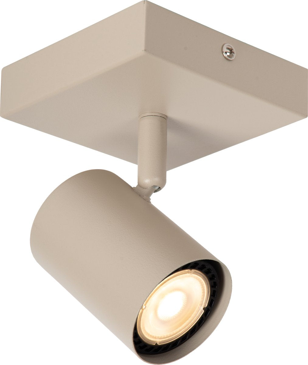 Lucide jasper - plafondspot (plafondlamp) - 1xgu10 - taupe
