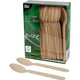 Lepels papstar hout 15,7 cm bruin