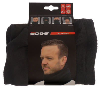 Edge multifunctionele nekwarmer - polyester - zwart