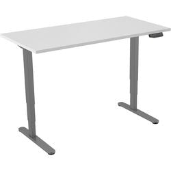 Zit-sta-bureau euroseats wit metaal