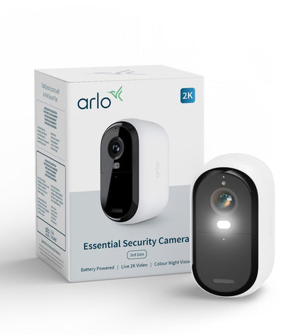 Arlo essential3 2k beveiligingscamera - 1 ip-camera