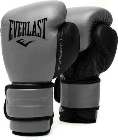 Everlast powerlock 2r training glove charcoal - 16 oz