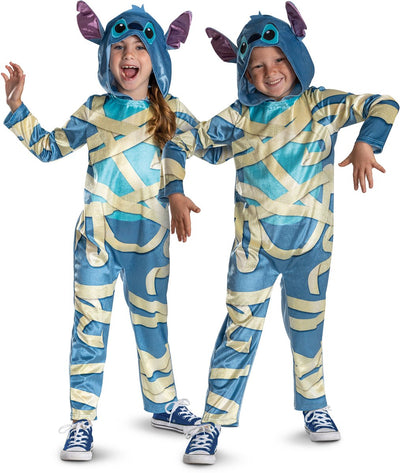 Disguise disney stitch - stitch mummy classic jurk m (7-8 jaar)