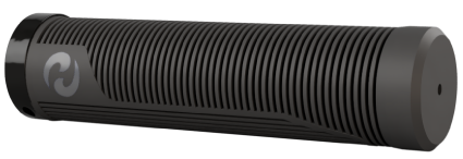 Herrmans handvatset rib single lock dd41b 130 mm - grijs zwart