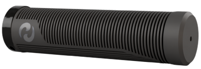 Herrmans handvatset rib single lock dd41b 130 mm - grijs zwart