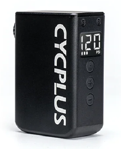 Cycplus elektrische accupomp as2 pro max - zwart