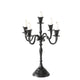 Boltze home kandelaar victoria ø30xh40cm zwart aluminium ( exclusief kaarsen )