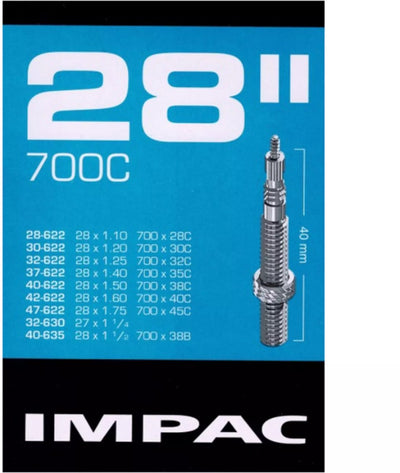 Impac ( schwalbe ) binnenband sv17 28 inch 28 47-622 40 mm