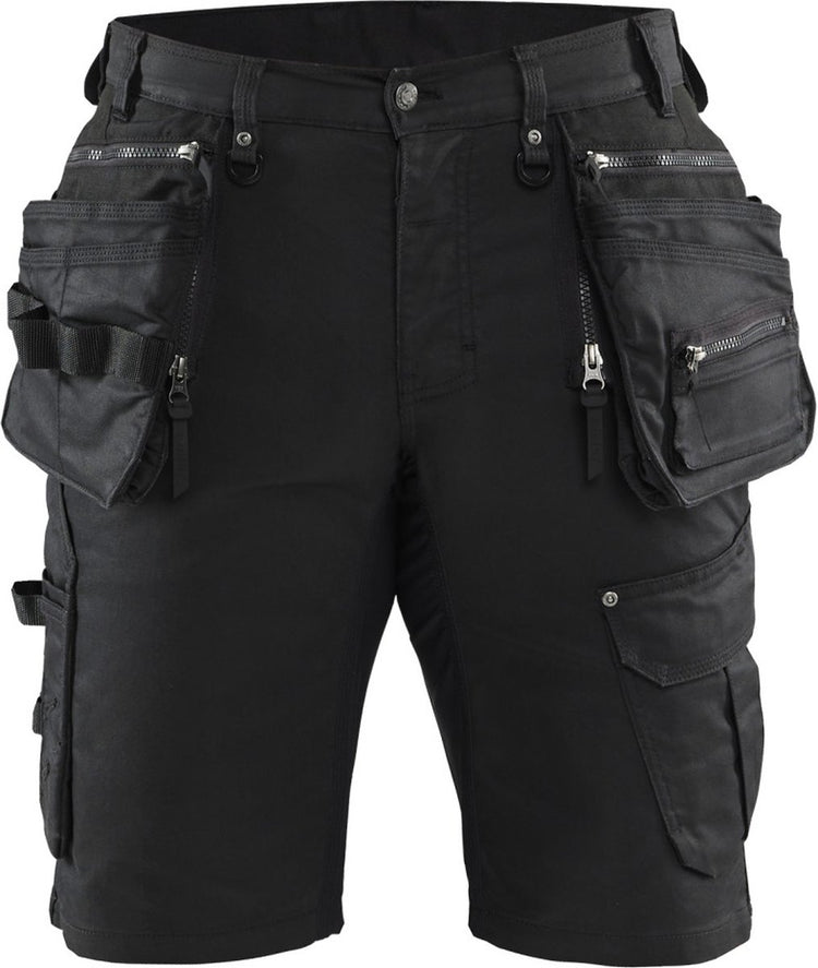 Blåkläder blaklader short denim stretch x1900 1992-1141 - zwart zwart - c54
