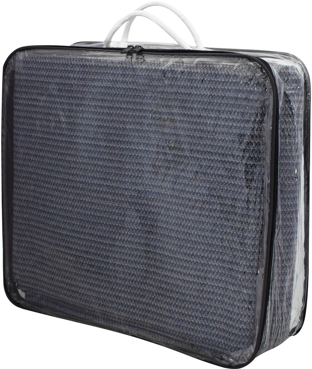 Eurotrail multi functional tapijt schaduwdoek - 300*500cm - grijs blauw