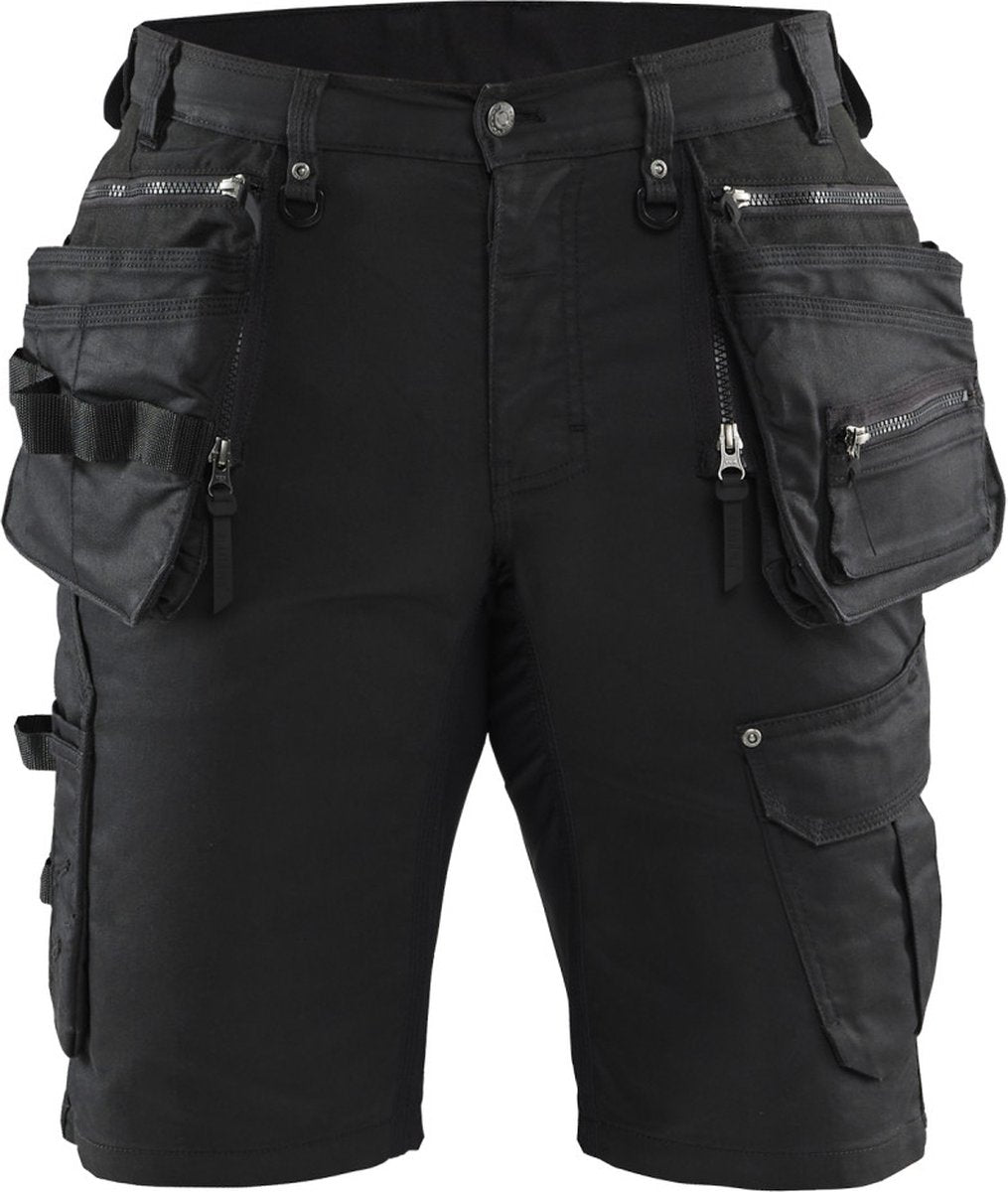 Blåkläder blaklader short denim stretch x1900 1992-1141 - zwart zwart - c50
