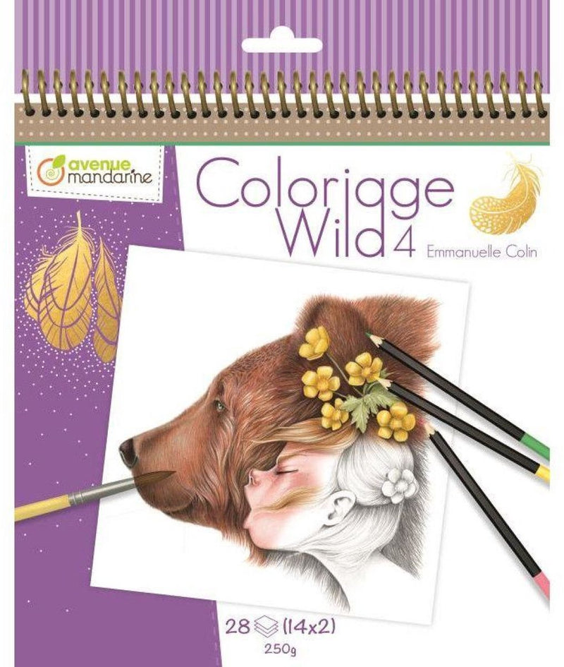 Avenue mandarine coloriage wild 4 - emmanuelle colin - kleurboek voor volwassenen