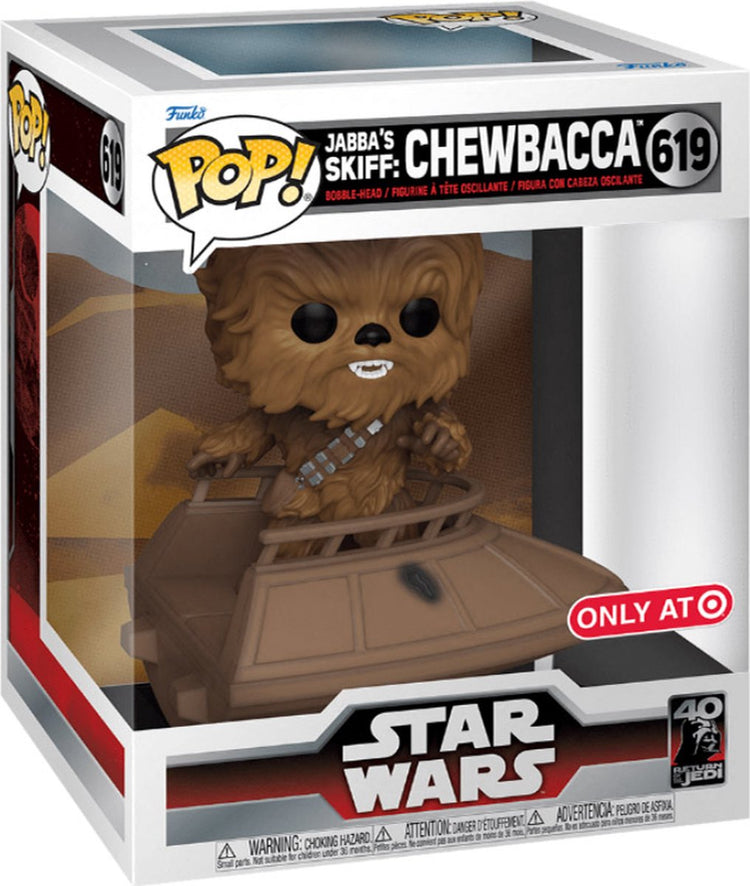 Funko pop! star wars: jabba's skiff: chewbacca #619 (only at target exclusive)