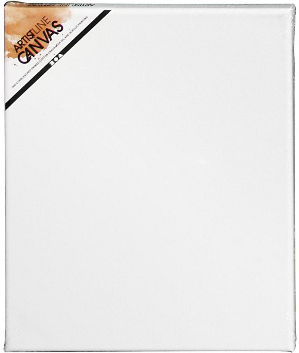 Creativ company canvas schilderdoek 24x30 cm katoen wit.