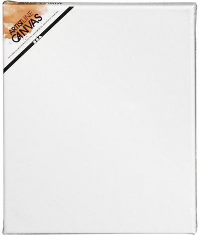 Creativ company canvas schilderdoek 24x30 cm katoen wit.