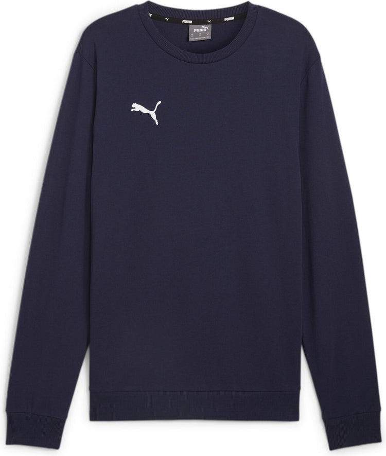 Puma teamgoal casuals crew neck sweat heren sporttrui - navy- white