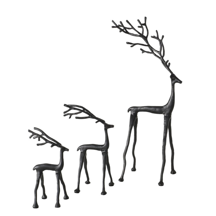 Boltze home hertfiguur frody set a 3 stuks h29-63cm
