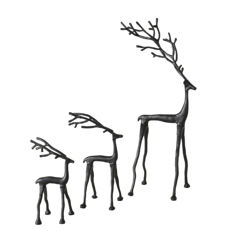 Boltze home hertfiguur frody set a 3 stuks h29-63cm