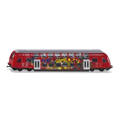 Siku super - dubbeldekker trein modelvoertuig (schaal 1:87)