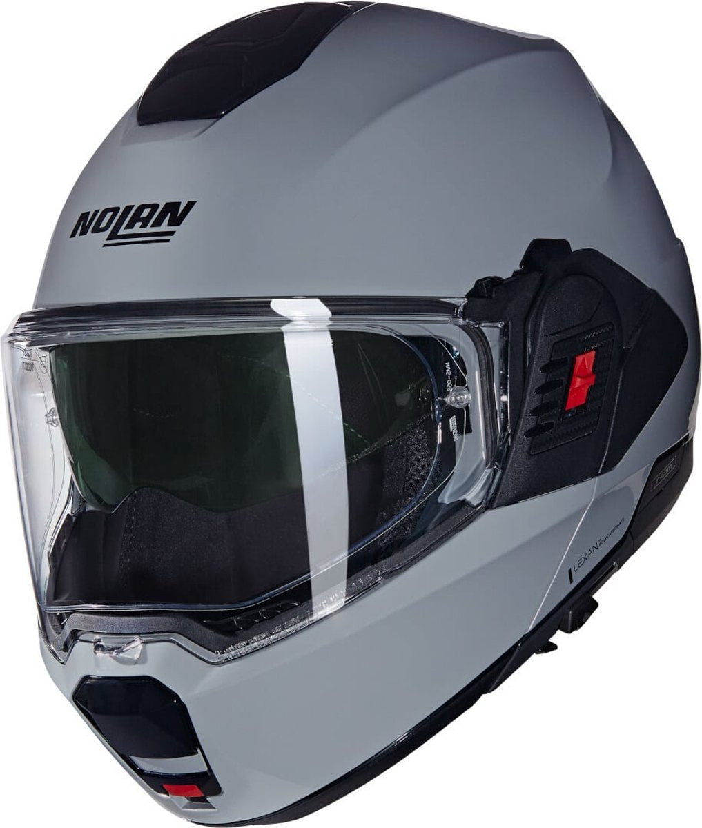 Nolan n120-1 classico 303 grijs glossy systeemhelm - maat xl - helm