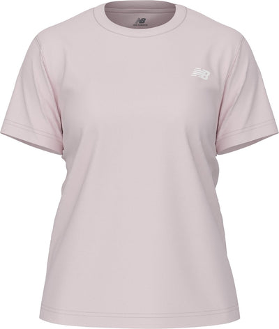 New balance sport essentials jersey t-shirt dames t-shirt - pink salt