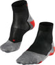 Falke ru5 short anti-blaar functioneel materiaal hardloopsokken heren zwart - maat 46-48