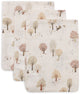 Jollein hydrofiele washandjes 15x20cm - tiny park - katoen - 3 stuks