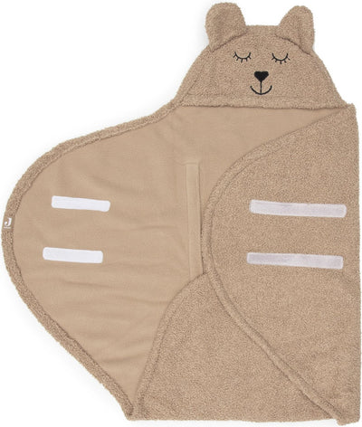 Jollein wikkeldeken bear boucle biscuit