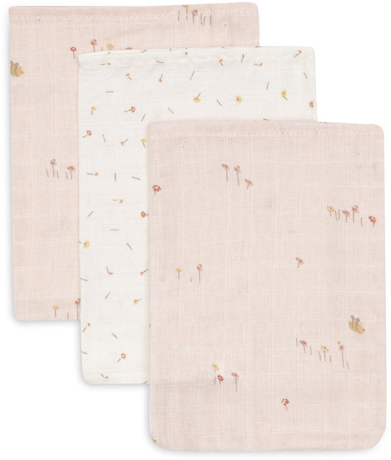 Jollein hydrofiel monddoekje - 15x20cm - pretty picnic - 3 stuks