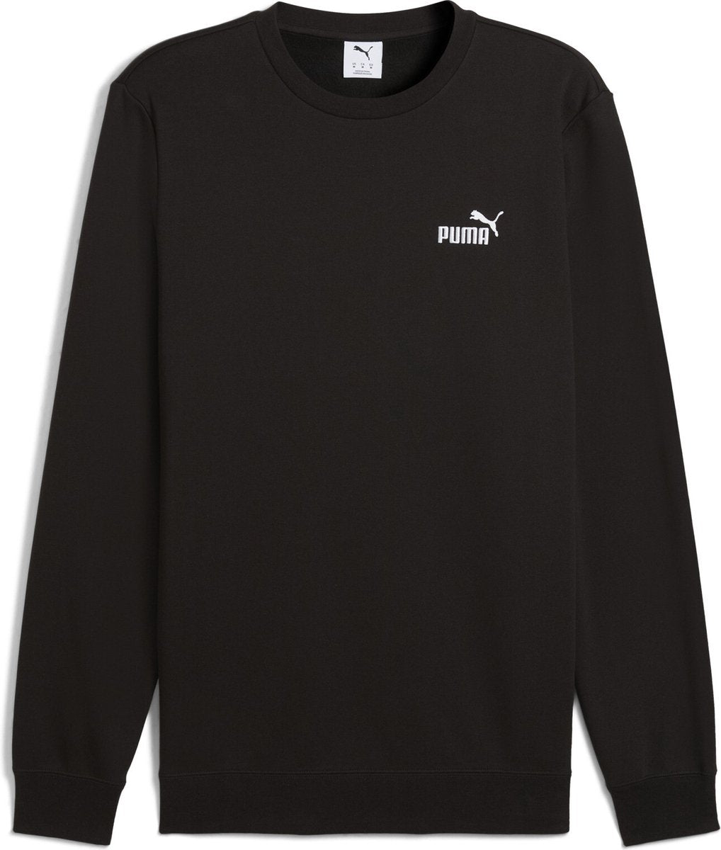 Puma ess small no. 1 logo crew fl unisex trui - black